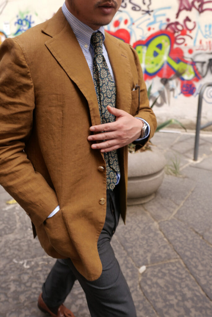 Neapolitan bespoke tailoring jacket